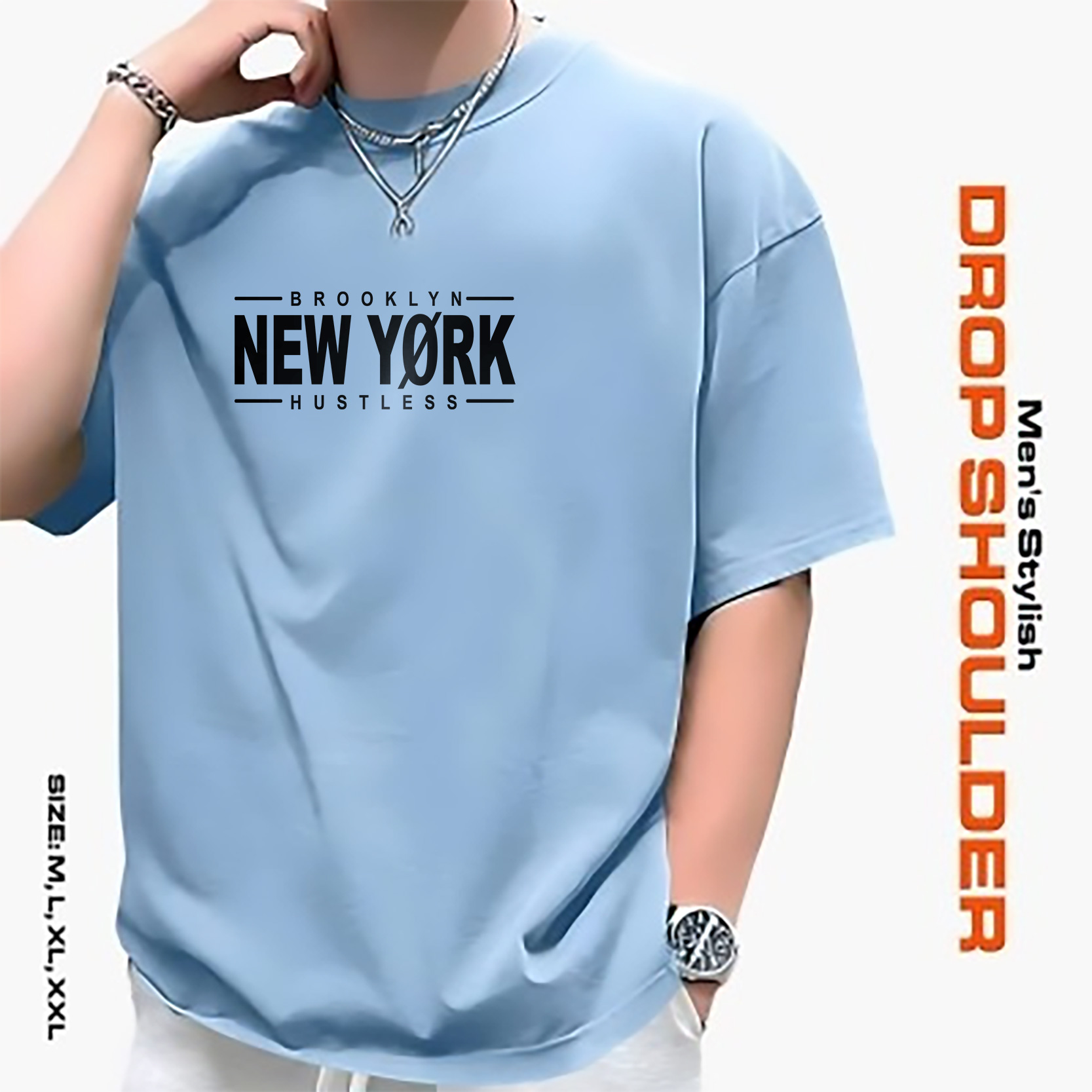 Men's Stylish Drop Shoulder- 8215