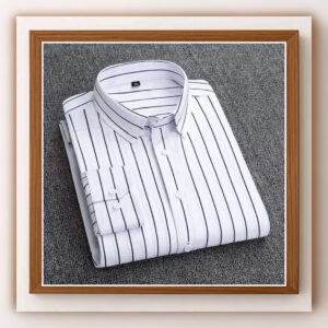 Men's Full Sleeve Stripe Print Shirt
