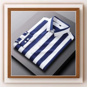 Men's Full Sleeve Stripe Print Shirt
