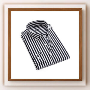 Men's Full Sleeve Stripe Print Shirt